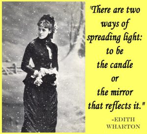 Edith Wharton mirror quote